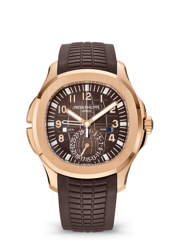 Patek Philippe Aquanaut 5164 Travel Time Rose Gold 5164R-001
