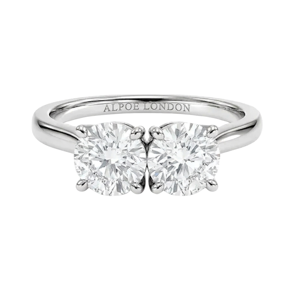Toi et Moi engagement ring